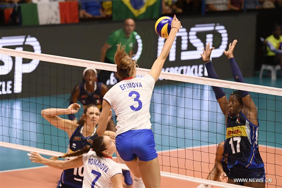 (SP)SWITZERLAND-MONTREUX-VOLLEYBALL-ITALY VS RUSSIA