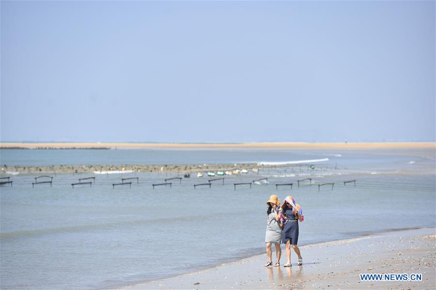 CHINA-FUJIAN-JINJIANG-COAST-LANDSCAPE-SANDBAR (CN)
