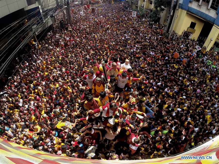 PHILIPPINES-MANILA-BLACK NAZARENE-ANNUAL FEAST