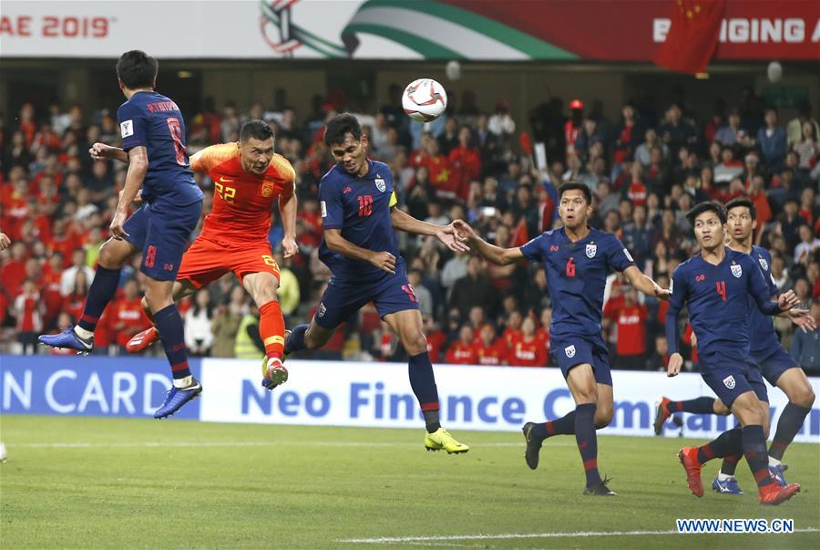 (SP)UAE-AL AIN-SOCCER-AFC ASIAN CUP 2019-CHN VS THA