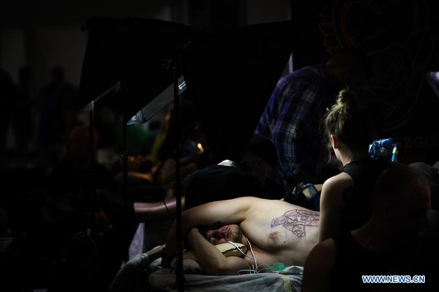 POLAND-WARSAW-TATTOO