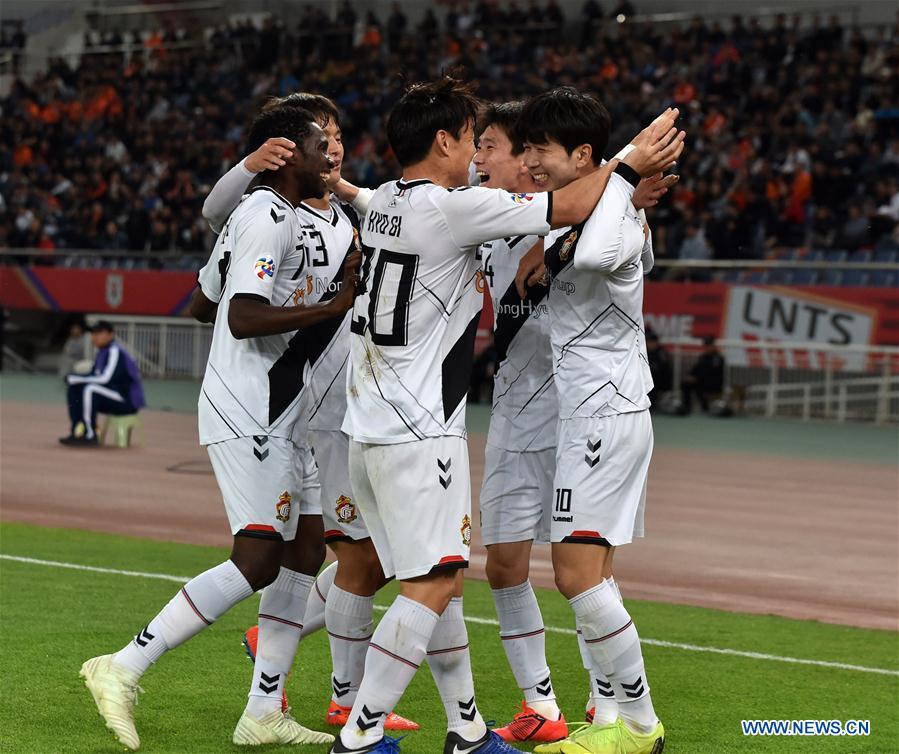 (SP)CHINA-SHANDONG-JINAN-SOCCER-AFC CHAMPIONS LEAGUE-GROUP E