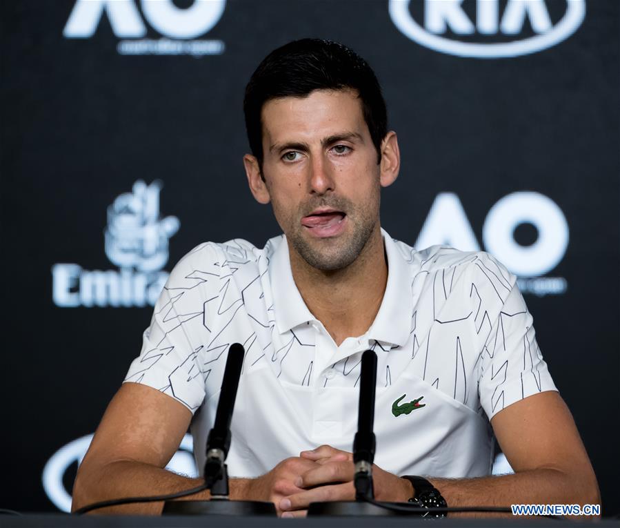 (SP)AUSTRALIA-MELBOURNE-TENNIS-AUSTRALIAN OPEN-PRESS CONFERENCE