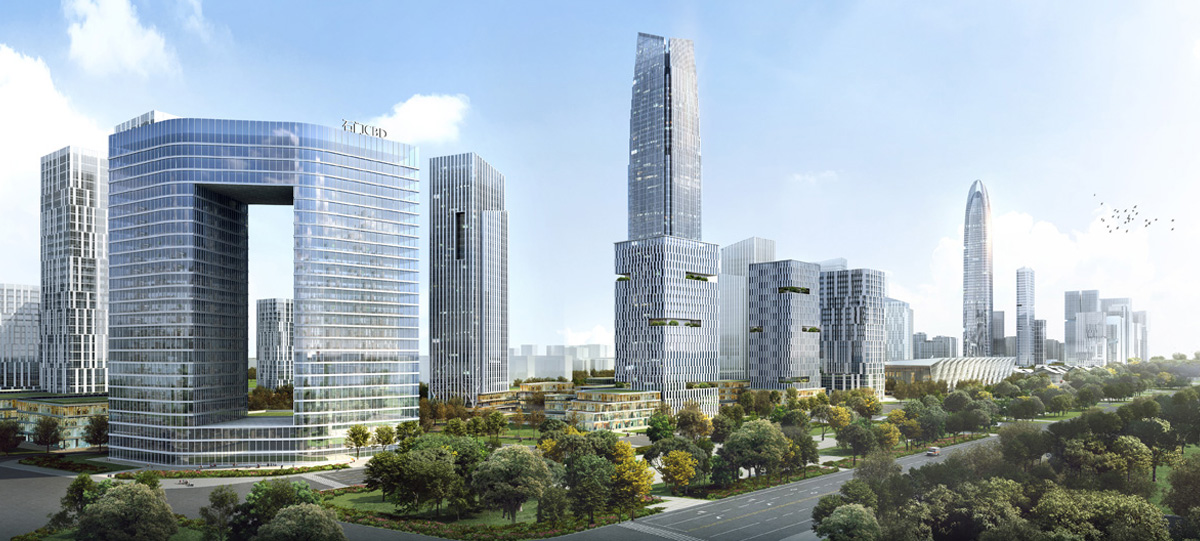 中央商務區(qū)金融商務北區(qū)將以5A甲級寫字樓聚集為群，南區(qū)將建設多功能為一體的綜合城市化辦公區(qū)域