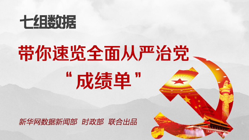 七組數(shù)據(jù)帶你速覽全面從嚴(yán)治黨&ldquo;成績單&rdquo;