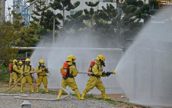 福建泉州開展?；飞a(chǎn)安全事故綜合演練