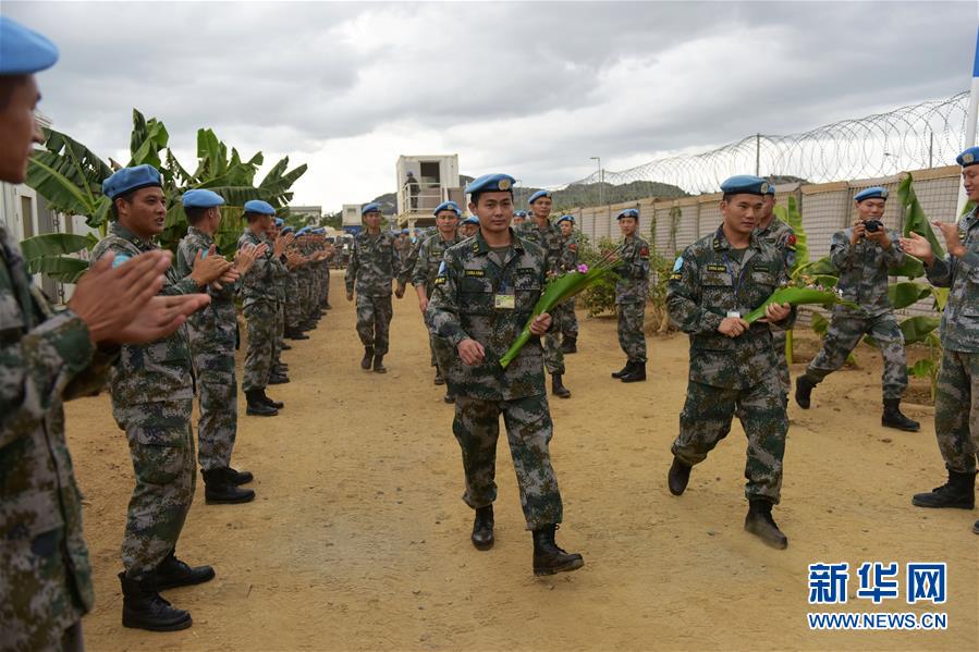 （國(guó)際）（1）中國(guó)駐南蘇丹維和步兵營(yíng)受傷戰(zhàn)士姚道祥、吳樂重返戰(zhàn)位