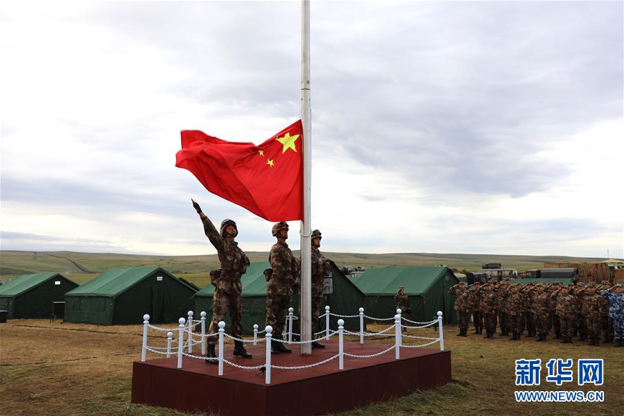 (國際·圖文互動)(8)“東方-2018”戰(zhàn)略演習(xí)中俄聯(lián)合戰(zhàn)役演練正式開始