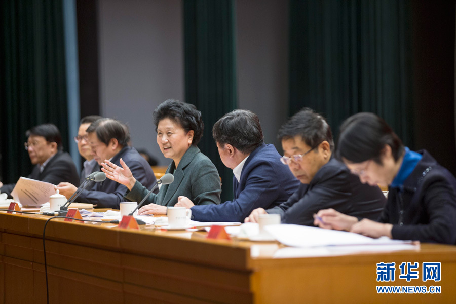 1月16日，中共中央政治局委員、國務(wù)院副總理劉延?xùn)|在北京出席&ldquo;加強(qiáng)和改進(jìn)新形勢下高校思想政治工作專題研討班&rdquo;開班式。 新華社記者崔新鈺 攝