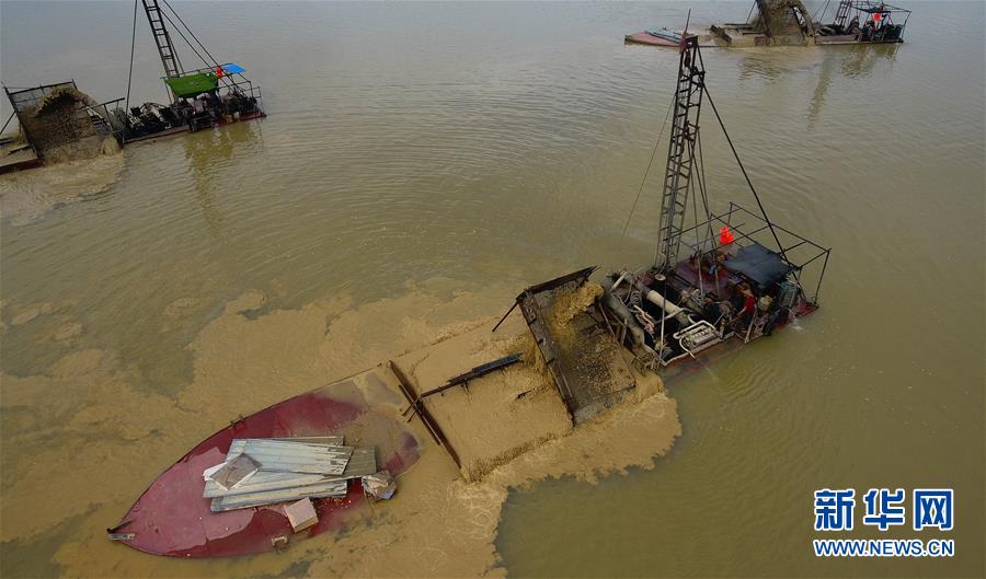 （新華視點&middot;圖文互動）（2）小作坊&ldquo;游擊&rdquo;盜采、查處窩點&ldquo;死灰復燃&rdquo;，海南非法采砂緣何難止？