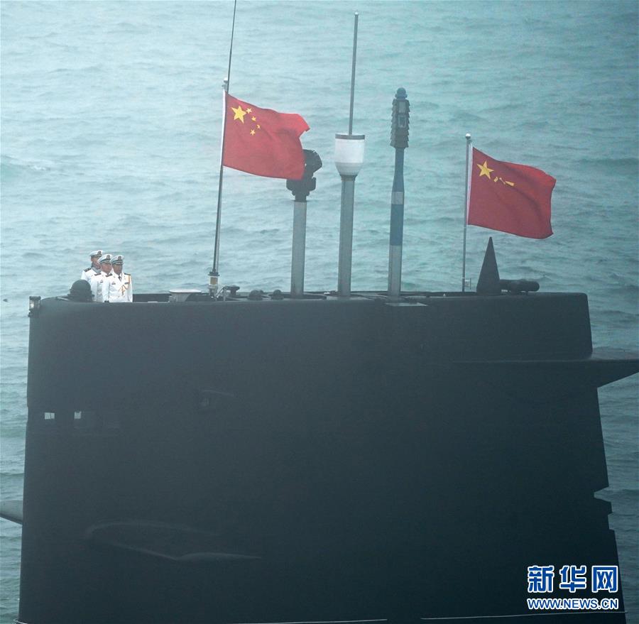 （新華全媒頭條&middot;人民海軍70年&middot;圖文互動）（16）奏響新時代海上和平樂章&mdash;&mdash;人民海軍成立70周年海上閱兵活動紀(jì)實