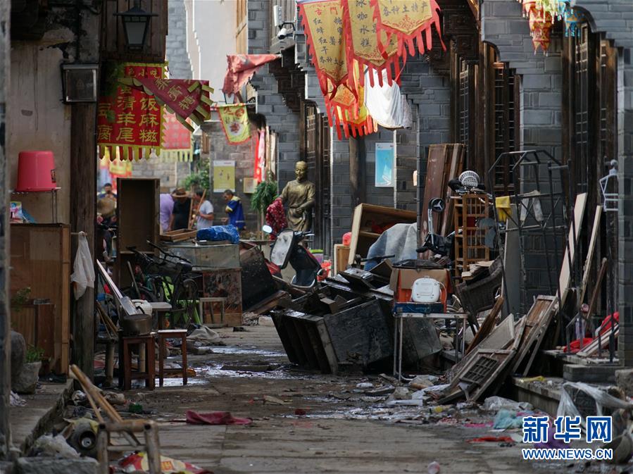 （關(guān)注&ldquo;利奇馬&rdquo;&middot;圖文互動(dòng)）（2）古城洪災(zāi) 八方馳援&mdash;&mdash;洪水災(zāi)害下的浙江臨?，F(xiàn)場(chǎng)目擊