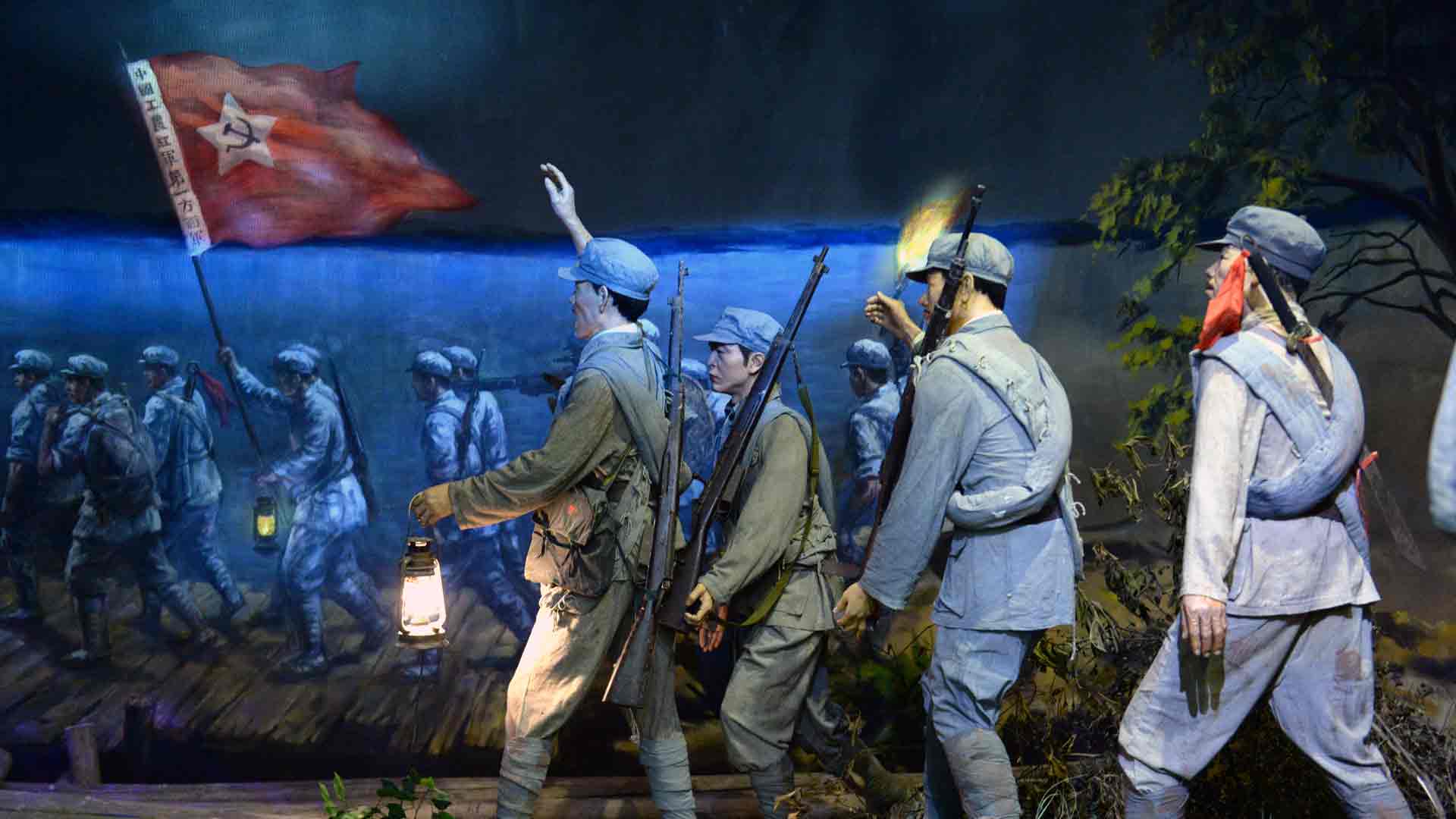 渡口出發(fā)的長(zhǎng)征&mdash;&mdash;&ldquo;畫說長(zhǎng)征&rdquo;之二