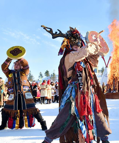 內(nèi)蒙古鄂倫春冰雪&ldquo;伊薩仁&rdquo;開幕