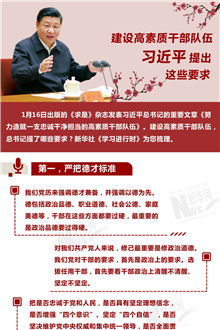 建設(shè)高素質(zhì)干部隊伍，習(xí)近平提出這些要求