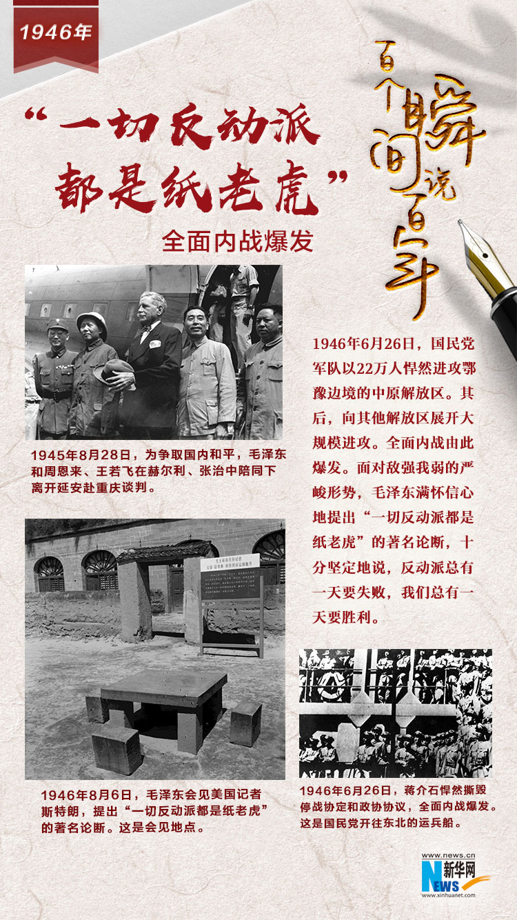 1946，&ldquo;一切反動派都是紙老虎&rdquo;