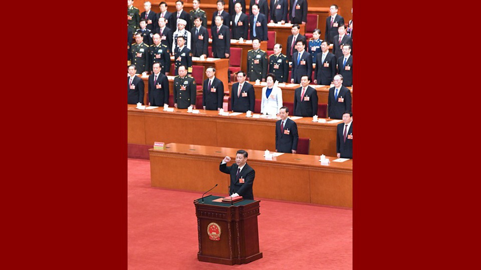 習(xí)近平當(dāng)選國家主席、中央軍委主席