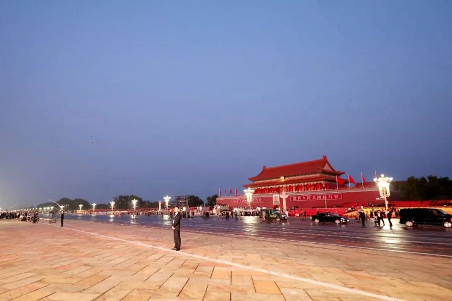 這就是今天早上的北京！