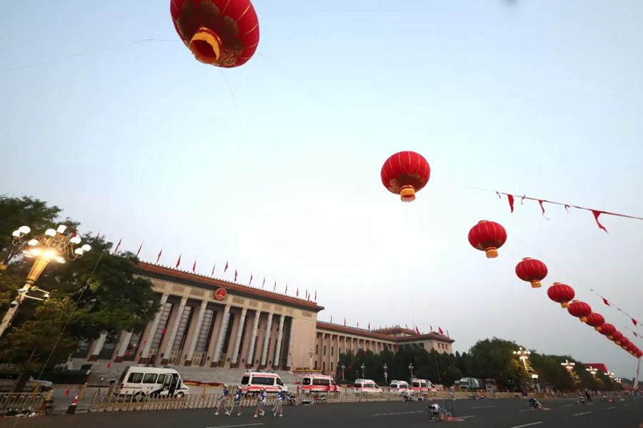 這就是今天早上的北京！