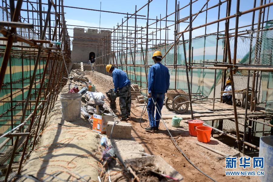 (新絲路·新夢(mèng)想·圖文互動(dòng))(2)萬(wàn)里長(zhǎng)城西起點(diǎn)再煥生機(jī)