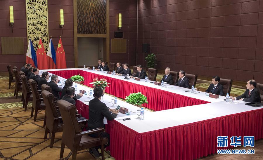 (XHDW)習(xí)近平會(huì)見(jiàn)菲律賓總統(tǒng)杜特爾特