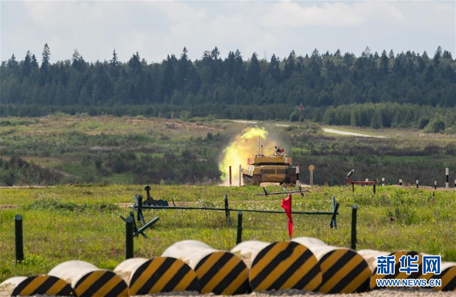 (國際)(5)中國“坦克兩項”參賽隊在“國際軍事比賽-2019”中首賽告捷