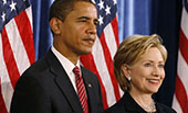 希拉里&ldquo;?；?rdquo;奧巴馬，現(xiàn)時(shí)而已？