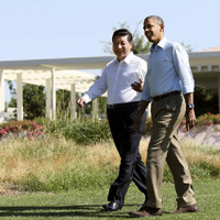 &ldquo;習奧會&rdquo;經(jīng)典鏡頭回放