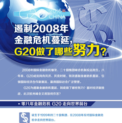 【G20系列圖解】遏制2008年金融危機蔓延 G20做了哪些努力？