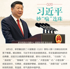 G20習近平妙&ldquo;喻&rdquo;連珠