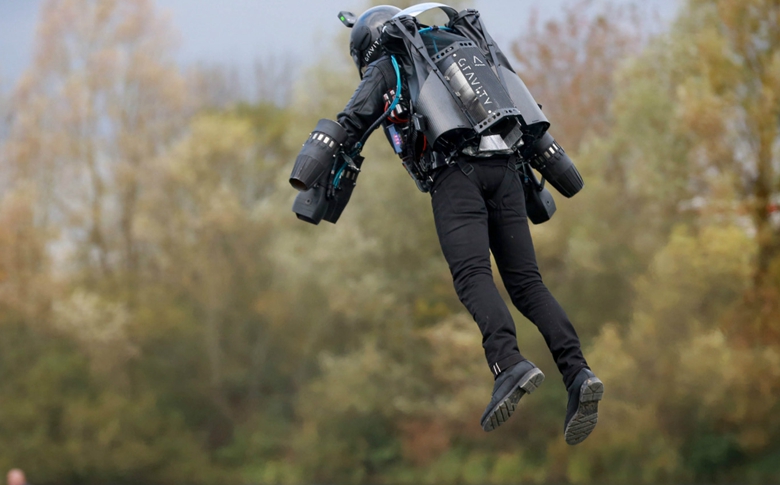 吉尼斯世界紀(jì)錄日：&ldquo;鋼鐵俠&rdquo;飛行衣最快時速