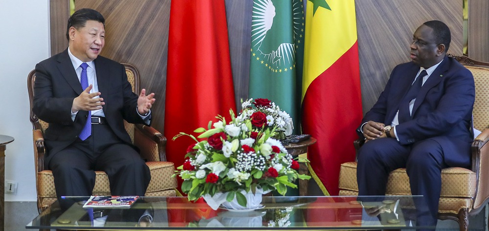 習近平同塞內(nèi)加爾總統(tǒng)薩勒舉行會談