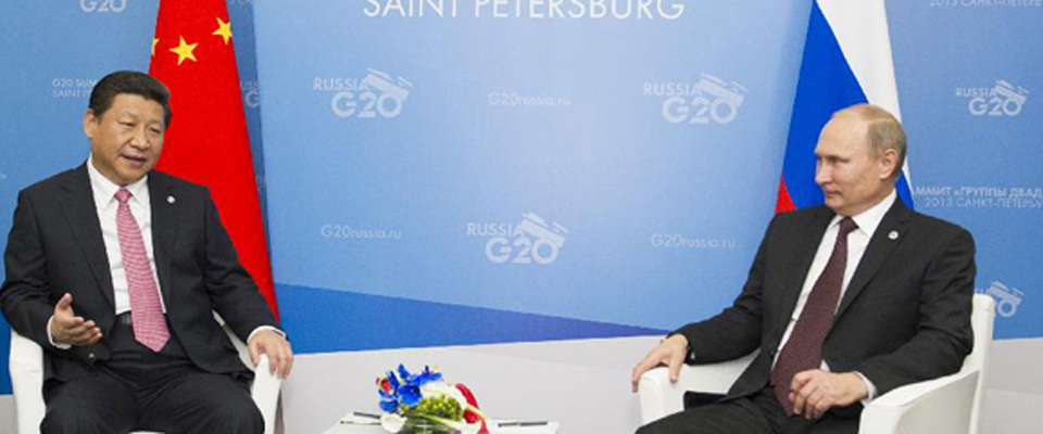 2013年9月，習(xí)近平會見俄羅斯總統(tǒng)普京